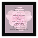 Bridal Shower Invitation -- Gorgeous Pink Rose