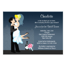 Bridal Shower Invitation in The City