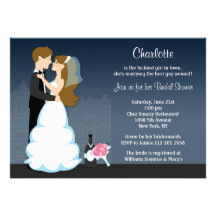 Bridal Shower Invitation in The City