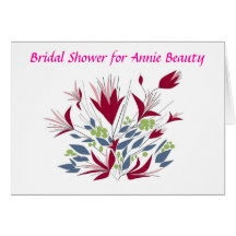 Bridal Shower invitation, RSVP, ready to customize Cards