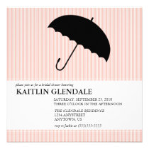Bridal Shower Invitation with Umbrella invitations