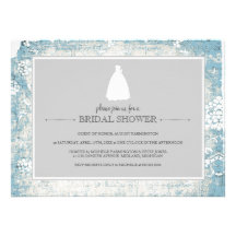 Bridal Shower Invitations {Blue}