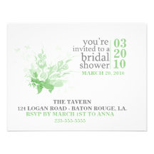 Bridal Shower Personalized Announcement
