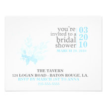 Bridal Shower Personalized Announcement