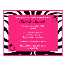 Bridal Shower Personalized Invitation