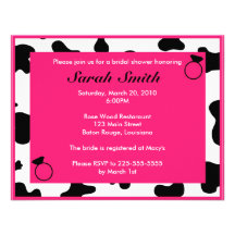 Bridal Shower Personalized Invite