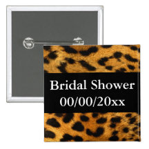Bridal Shower Pinback Buttons