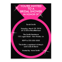 Bridal Shower (Today's Best Award) Custom Invitations