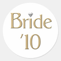 Bride '10 stickers