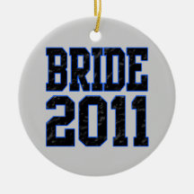 Bride 2011 christmas ornament