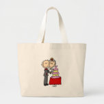 Bride And Groom By The Wedding Cake Bag