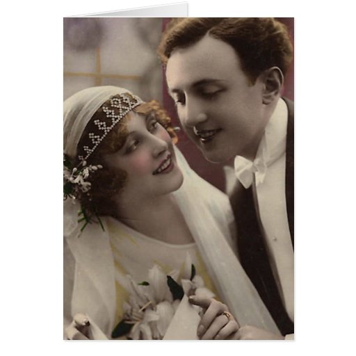 Bride and Groom Card