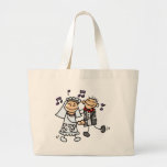 Bride and Groom Celebrate Canvas Bags