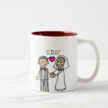 Bride and Groom Exchange vows Coffee Mugs