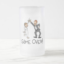 Bride and Groom Game Over Coffee Mugs