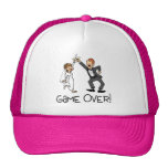 Bride and Groom Game Over Hats
