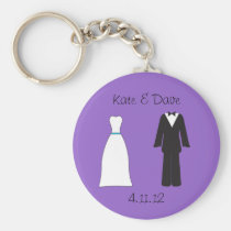 Bride and Groom Keychain keychains