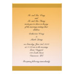 Bride and groom parents'  wedding invitation