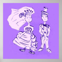 Bride and Groom Print