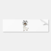 Bride (Black Hair) Bumper Stickers