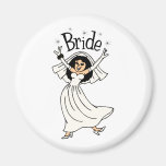 Bride (Black Hair) Magnet