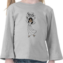 Bride (Black Hair) T-shirts