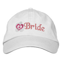 Bride Bridal Embroidery Embroidered Hats