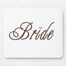 Bride Classy Browns Mouse Pads