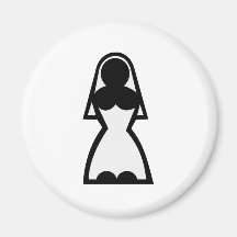 Bride Fridge Magnets