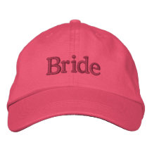 Bride hat embroidered baseball cap