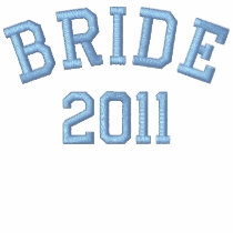 Bride hooded sweatshirt jacket embroidered shirts