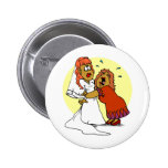 Bride Mother Wedding Day Ceremony Buttons