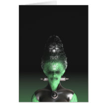 Bride of Frankenstein - Halloween Greeting Card