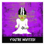 Bride Of Frankenstein Halloween Invitation