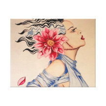 Bride of Frankenstein Stretched Canvas Prints