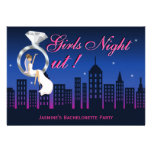 Bride On Ring Skyline Bachelorette Party Invite