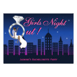 Bride On Ring Skyline Bachelorette Party Invite