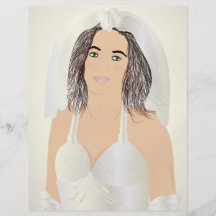 bride personalized flyer