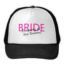 Bride Property Of The Groom Trucker Hat