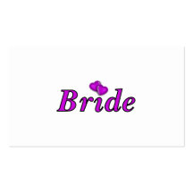 Bride Simply Love Business Card Templates