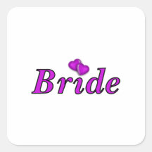 Bride Simply Love Stickers