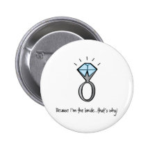bride to be button