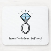 bride to be mouse pad