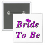 Bride To Be Simply Love Pinback Buttons
