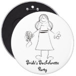 Bride's Bachelorette Party Button