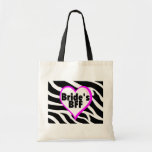 Brides BFF (Heart Zebra Print) Bags