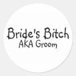 Brides Bitch Groom Sticker