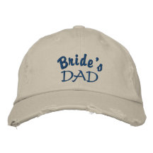 Bride's Dad Embroidered Ball Cap Baseball Cap