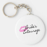 Brides Entourage Lips Key Chain