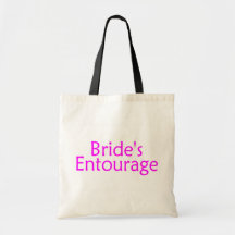 Brides Entourage Pink Canvas Bag
